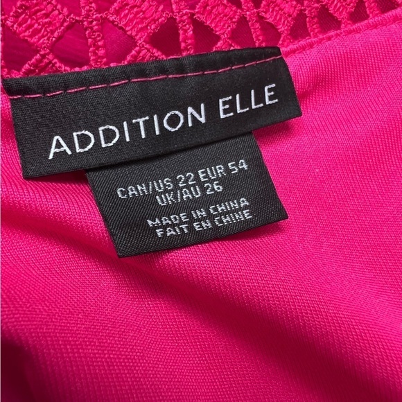 Addition Elle Pink Spaghetti Strap Crepe Dress Size 22 - Picture 9 of 9